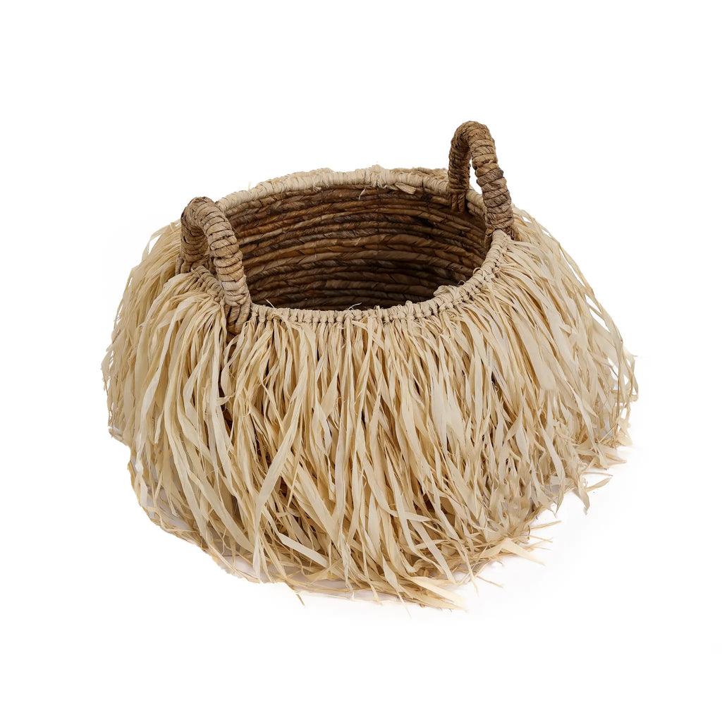 The Raffia Basket - Medium , Mand , Bazar Bizar , livinglovely.nl