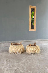 The Raffia Basket - Medium , Mand , Bazar Bizar , livinglovely.nl