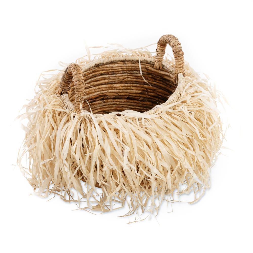 The Raffia Basket - Medium , Mand , Bazar Bizar , livinglovely.nl