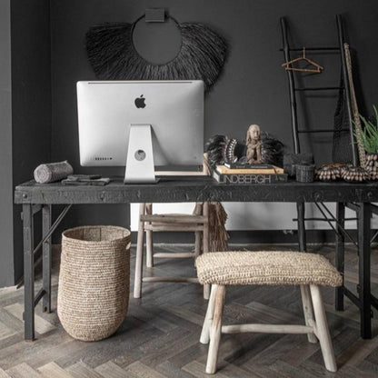 The Raffia Bench - Natural - Kruk - Bazar Bizar - livinglovely.nl