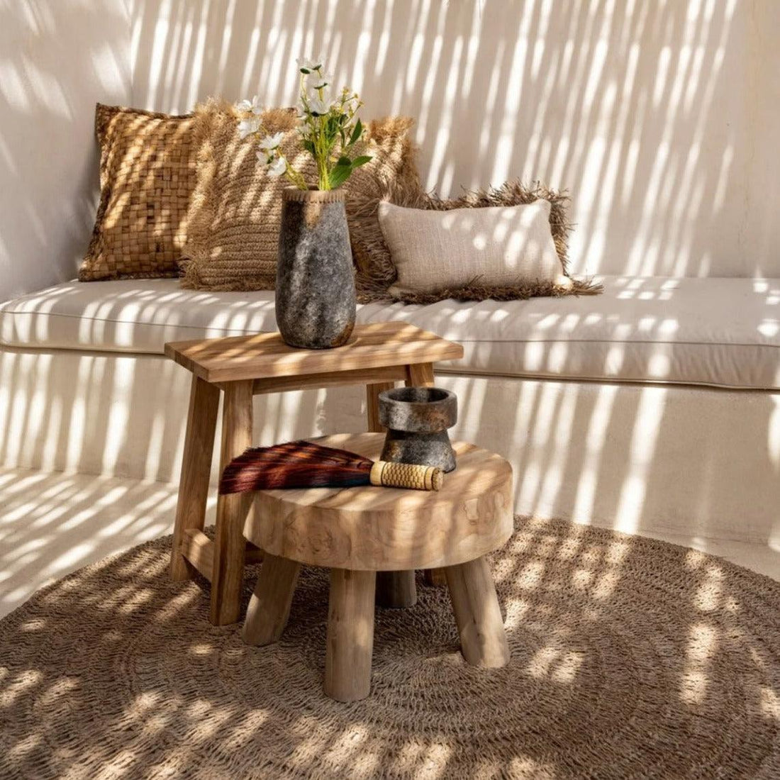 The Seagrass Carpet - Natural - 200 , Vloerkleed , Bazar Bizar , livinglovely.nl