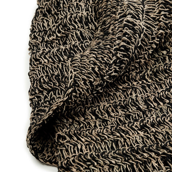 The Seagrass Carpet - Natural Black - 100 , Vloerkleed , Bazar Bizar , livinglovely.nl