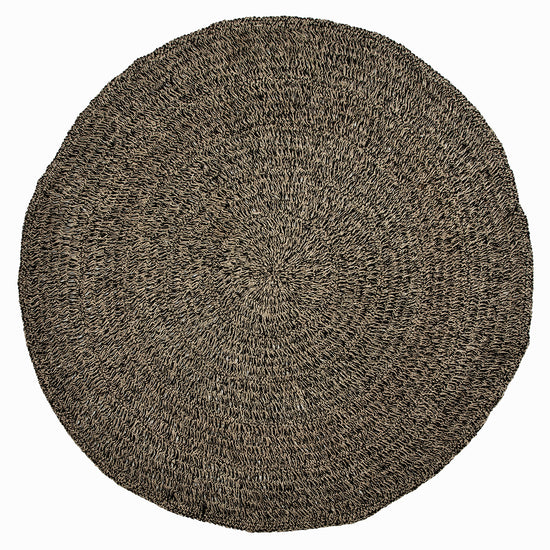 The Seagrass Carpet - Natural Black - 200 , Vloerkleed , Bazar Bizar , livinglovely.nl