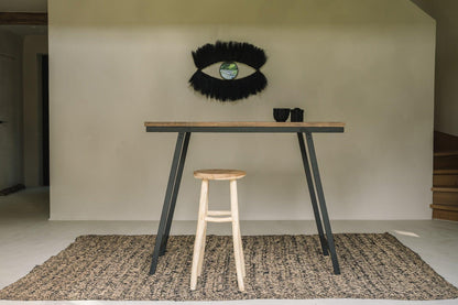 The Seagrass Carpet - Natural Black - 200x300 , Vloerkleed , Bazar Bizar , livinglovely.nl