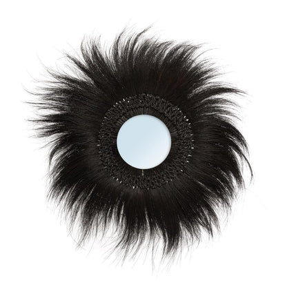 The Simba Mirror - Black - M , Spiegel , Bazar Bizar , livinglovely.nl