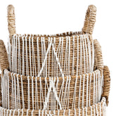 The Straight Stitched Macrame Basket - Large , Mand , Bazar Bizar , livinglovely.nl