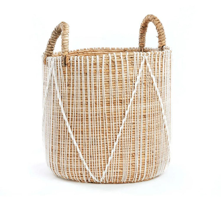 The Straight Stitched Macrame Basket - Medium , Mand , Bazar Bizar , livinglovely.nl