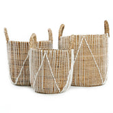 The Straight Stitched Macrame Basket - Medium , Mand , Bazar Bizar , livinglovely.nl