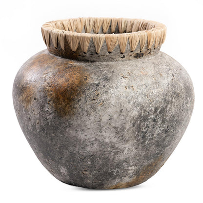 The Styly Vase Antique Grey Large , Vaas/pot/kruik , Bazar Bizar , livinglovely.nl