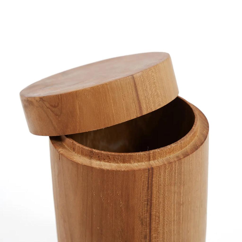 The Teak Root Jar - M , Voorraadpot , Bazar Bizar , livinglovely.nl