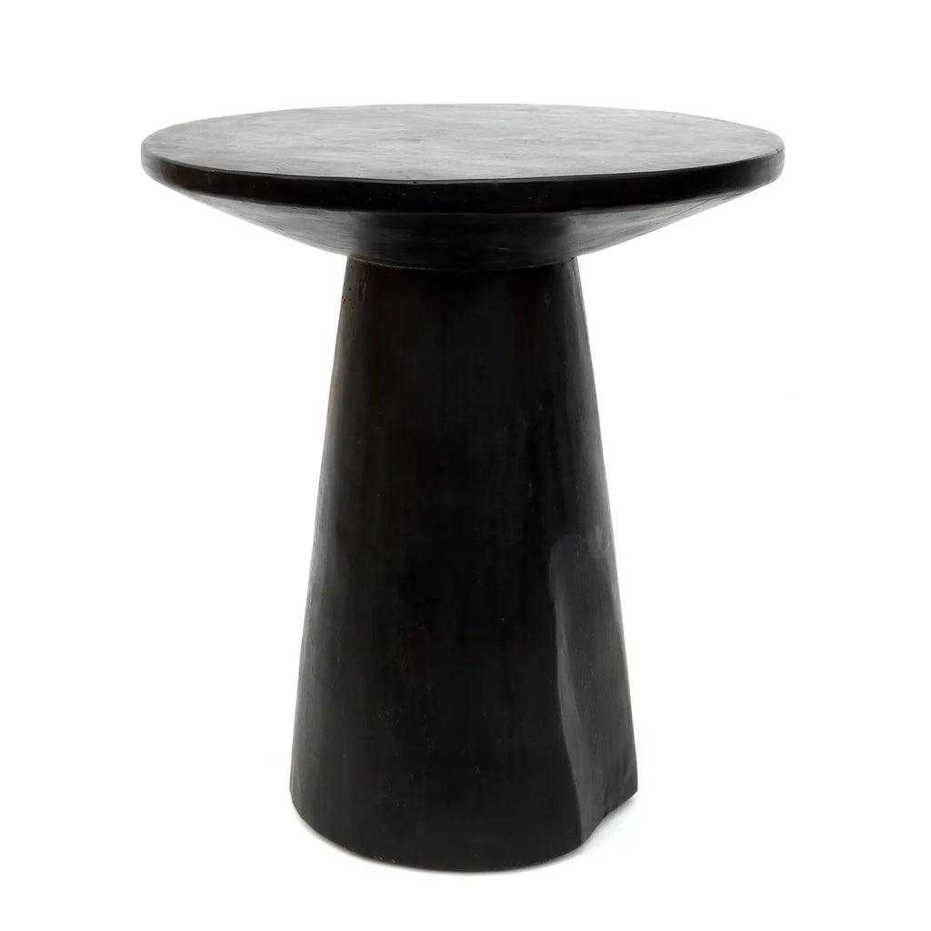 The Timber Conic Side Table Black - 50 , Bijzettafel , Bazar Bizar , livinglovely.nl