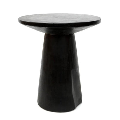 The Timber Conic Side Table Black - 50 , Bijzettafel , Bazar Bizar , livinglovely.nl