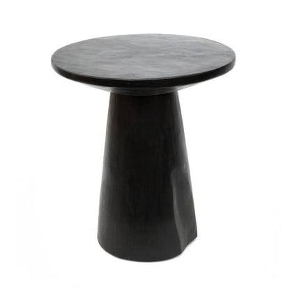 The Timber Conic Side Table Black - 50 , Bijzettafel , Bazar Bizar , livinglovely.nl