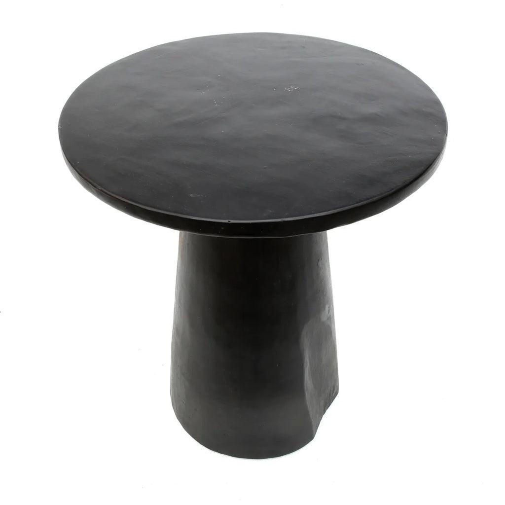 The Timber Conic Side Table Black - 50 , Bijzettafel , Bazar Bizar , livinglovely.nl