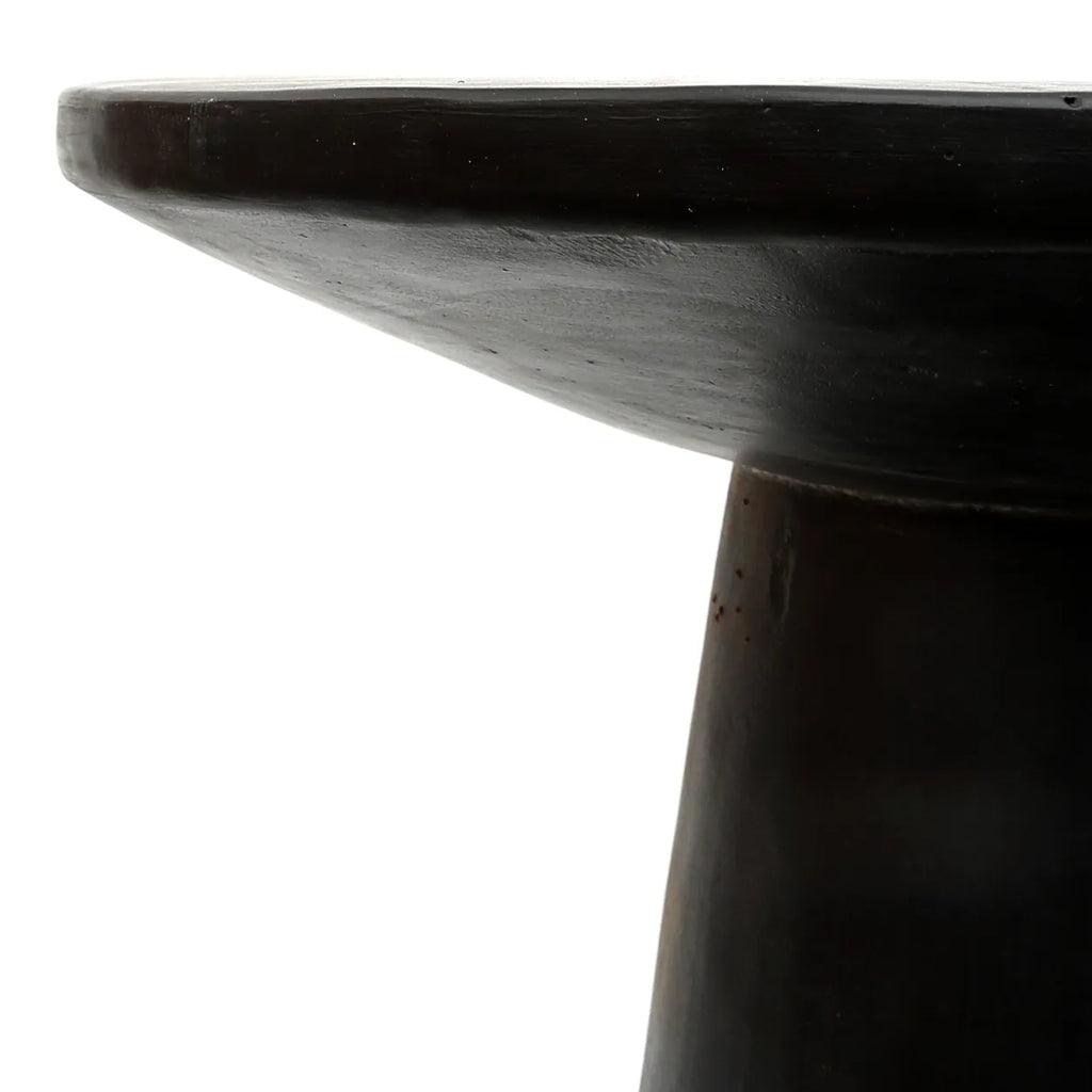 The Timber Conic Side Table Black - 50 , Bijzettafel , Bazar Bizar , livinglovely.nl