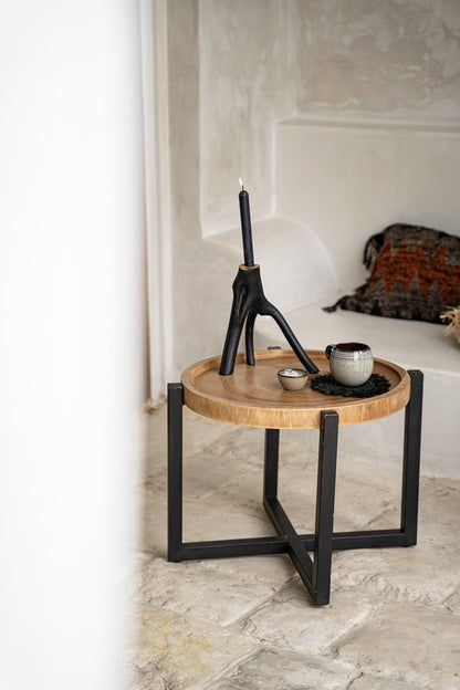 The Triple Twig Candle Holder Black , Kandelaar , Bazar Bizar , livinglovely.nl