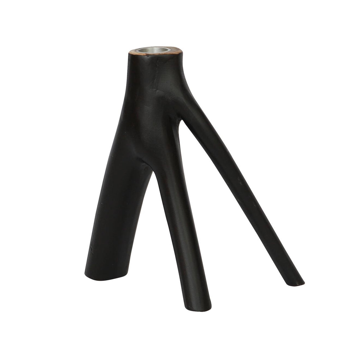 The Triple Twig Candle Holder Black , Kandelaar , Bazar Bizar , livinglovely.nl