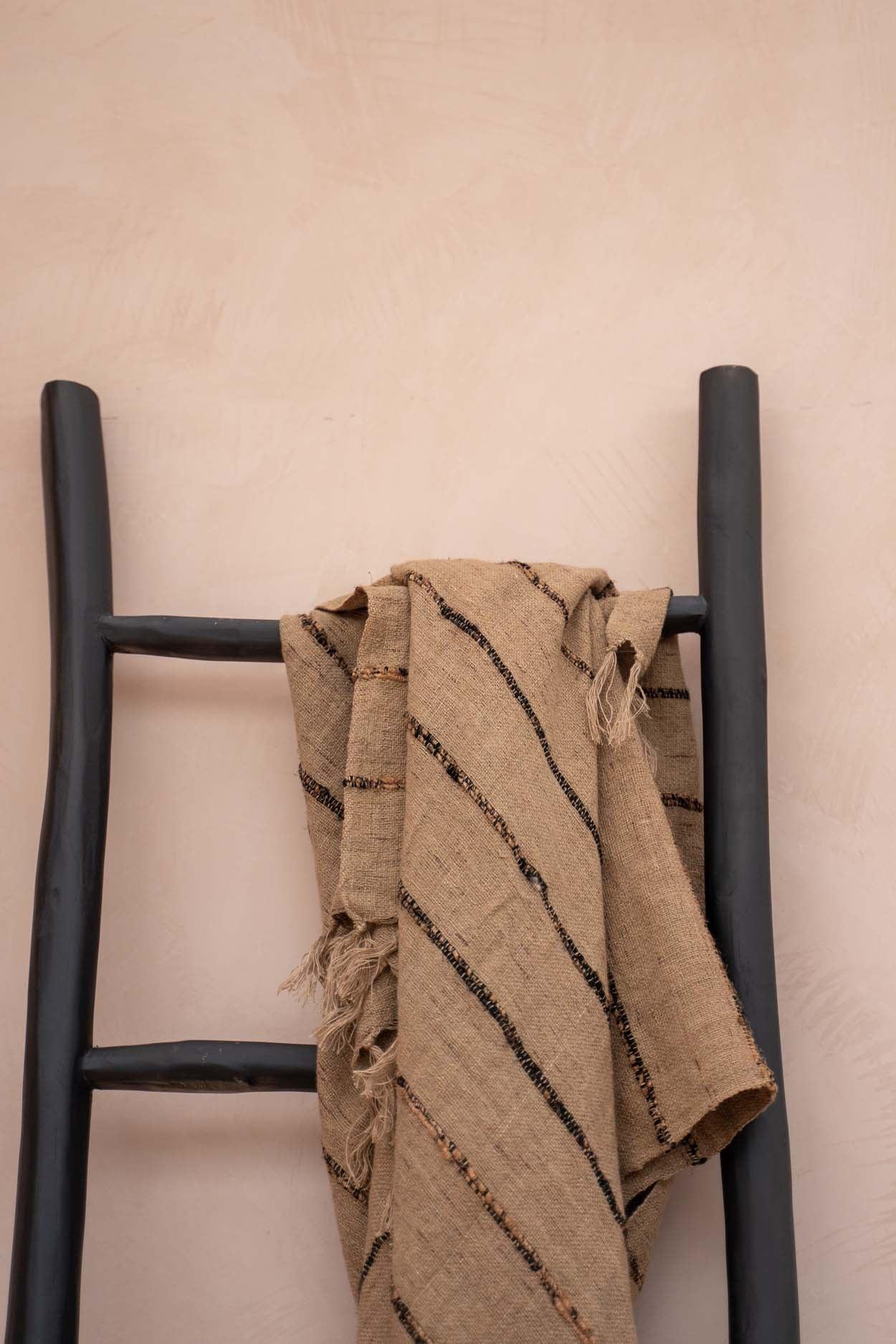 The Tulum Ladder Black , ladder , Bazar Bizar , livinglovely.nl