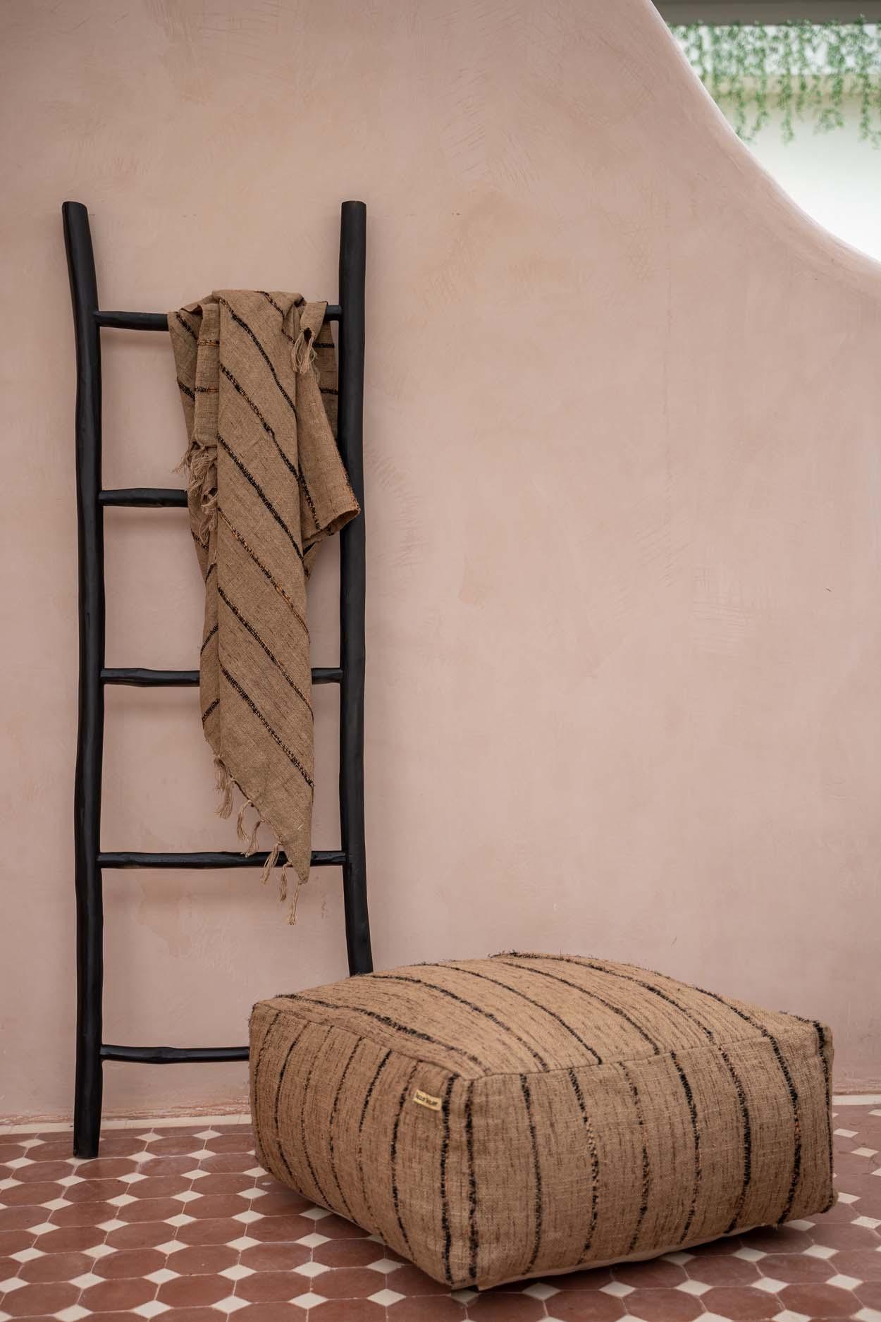 The Tulum Ladder Black , ladder , Bazar Bizar , livinglovely.nl