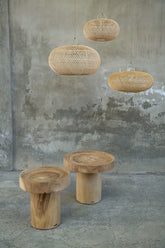 The Wholly Hanglamp - Naturel - Medium - Hanglamp - Bazar Bizar - livinglovely.nl