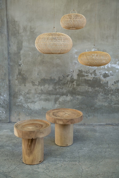 The Wholly Hanglamp - Naturel - Medium - Hanglamp - Bazar Bizar - livinglovely.nl