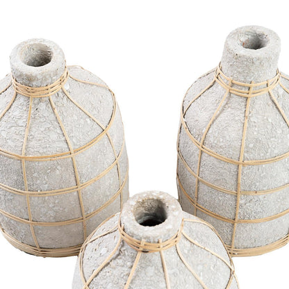 The Whoopy Vase - Concrete Natural - M , Vaas , Bazar Bizar , livinglovely.nl