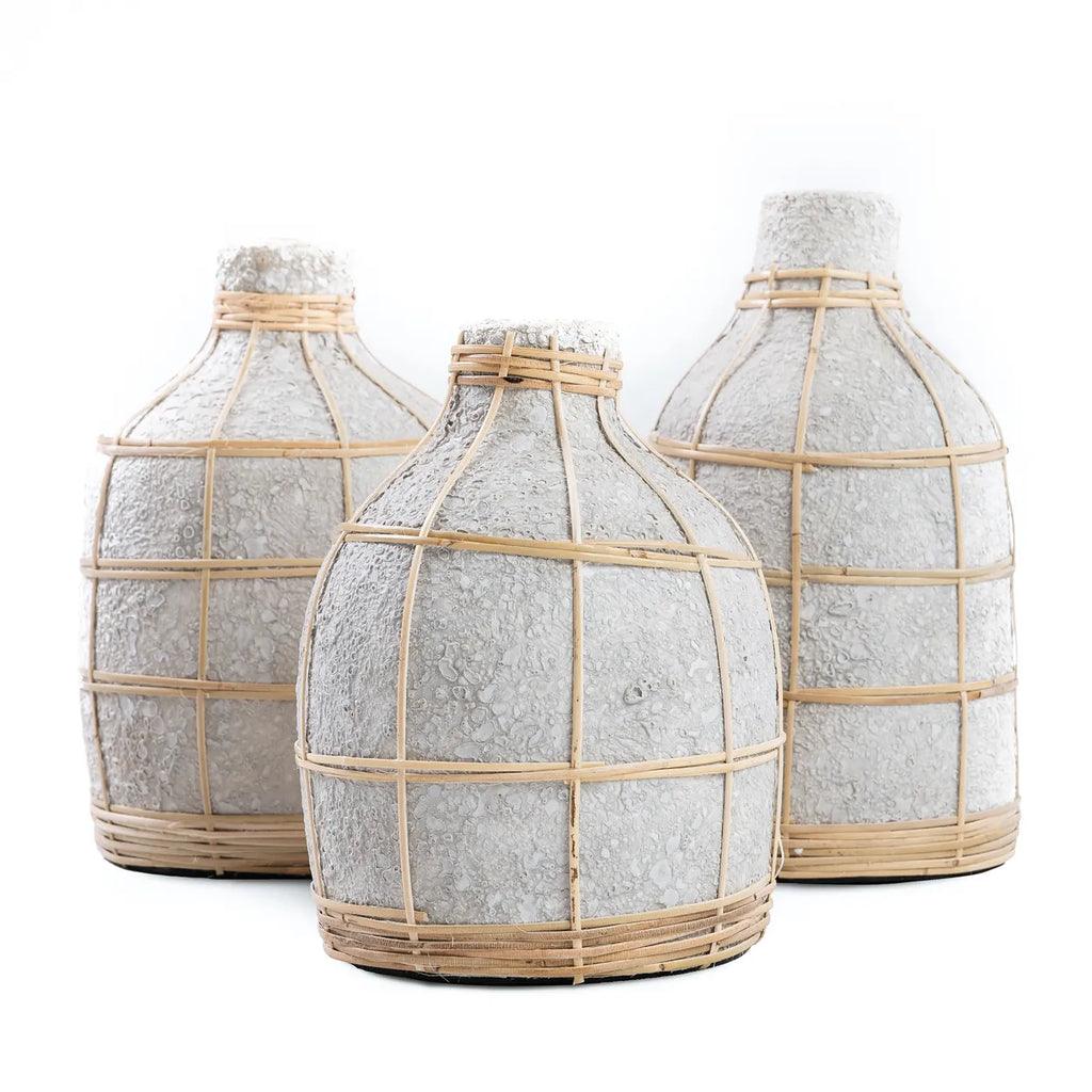 The Whoopy Vase - Concrete Natural - S , Vaas , Bazar Bizar , livinglovely.nl