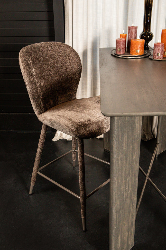 Thor Bar Chair Aphrodite Mocca 7 PTMD - Barkruk - PTMD - livinglovely.nl