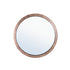 Tiess Natural Round Wooden Mirror Large 153x8x153cm PTMD - Spiegel - PTMD - livinglovely.nl