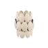 Tiyron Cream iron round stormlight round pattern PTMD - Windlicht - PTMD - livinglovely.nl