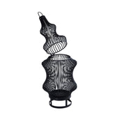 Tobin Lantaarn - 23x23x60 cm - Ijzer - Zwart PTMD - Lantaarn - PTMD - livinglovely.nl