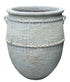 Tony XXL Plantenpot Grijs Laag PTMD - Pot - PTMD - livinglovely.nl