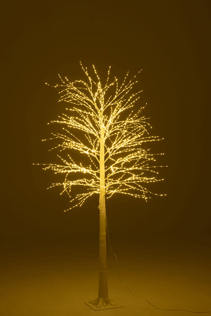 Tree 2000 Led Plastic White Medium - - J-Line - livinglovely.nl