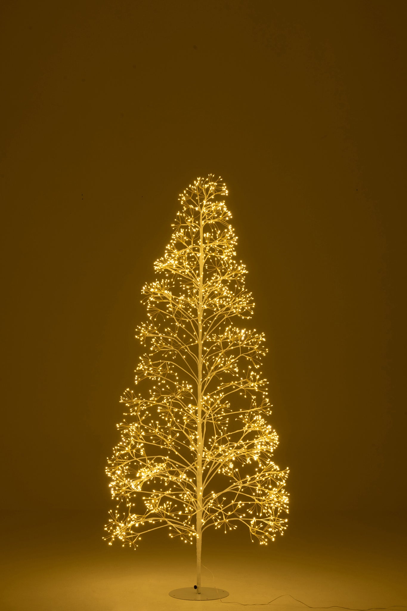 Tree 2700 Led Metal White Medium - - J-Line - livinglovely.nl