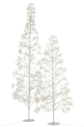 Tree 3000 Led Metal White Large - - J-Line - livinglovely.nl