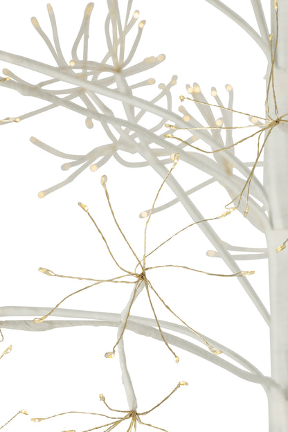 Tree 3000 Led Metal White Large - - J-Line - livinglovely.nl