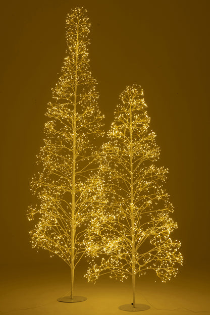 Tree 3000 Led Metal White Large - - J-Line - livinglovely.nl