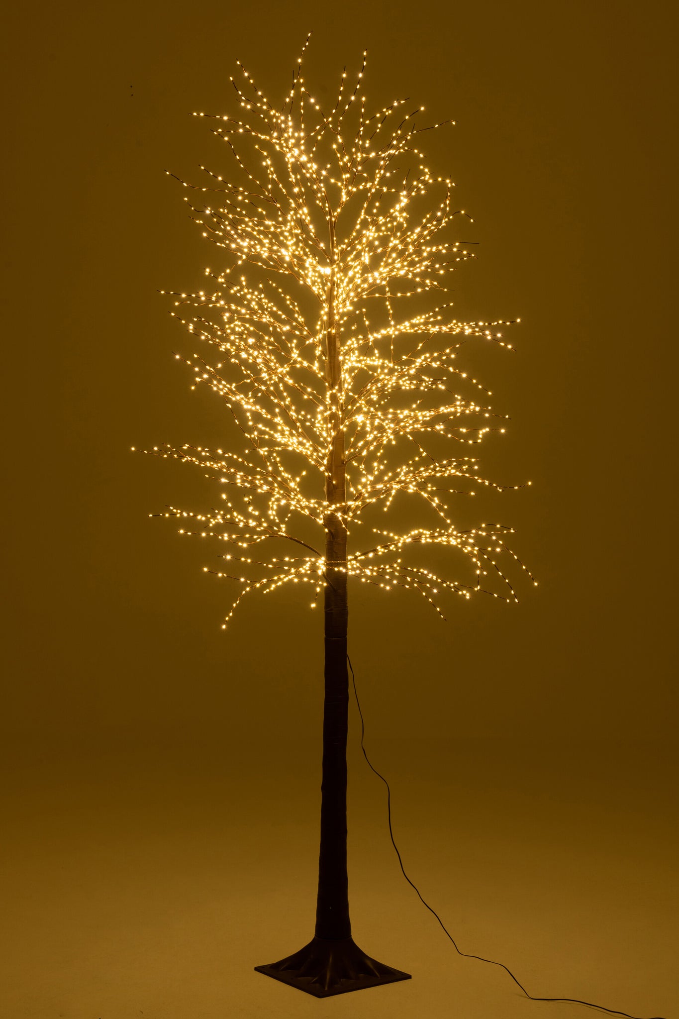 Tree 3000 Led Plastic Brown Large - - J-Line - livinglovely.nl