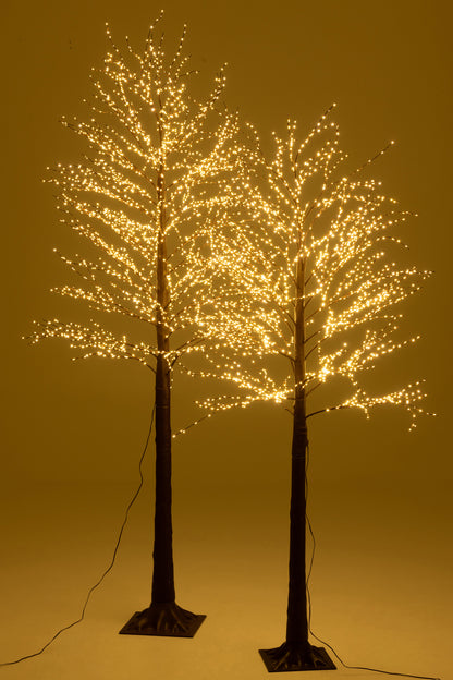 Tree 3000 Led Plastic Brown Large - - J-Line - livinglovely.nl
