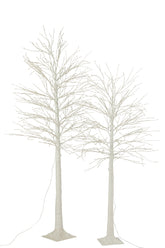 Tree 3000 Led Plastic White Large - - J-Line - livinglovely.nl