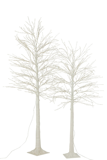 Tree 3000 Led Plastic White Large - - J-Line - livinglovely.nl