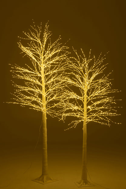 Tree 3000 Led Plastic White Large - - J-Line - livinglovely.nl