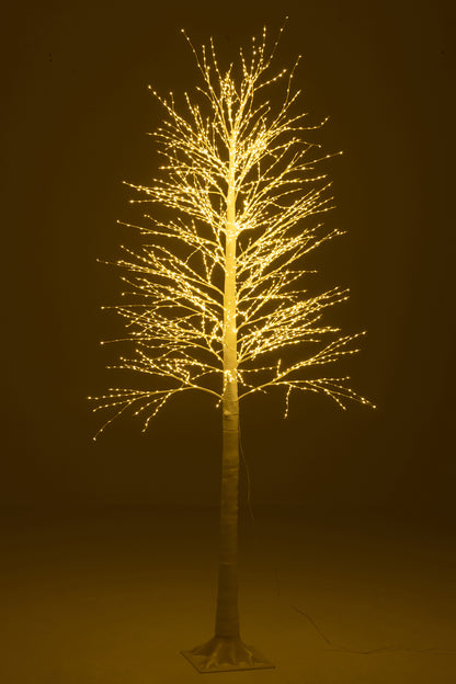 Tree 3000 Led Plastic White Large - - J-Line - livinglovely.nl
