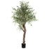 Tree Green Olive Tree In Pot 120x120x210cm PTMD - Kunstplant - PTMD - livinglovely.nl