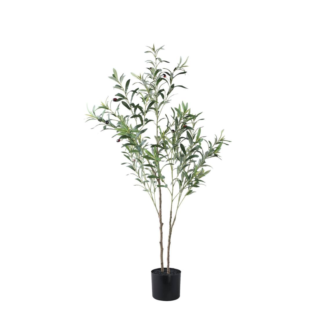 Tree Green Olive Tree In Pot S 92x65x126cm PTMD - Kunstplant - PTMD - livinglovely.nl