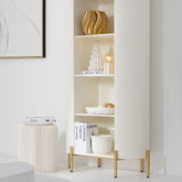 Tree Origami Limepowder White/Gold Colored Small - - J-Line - livinglovely.nl