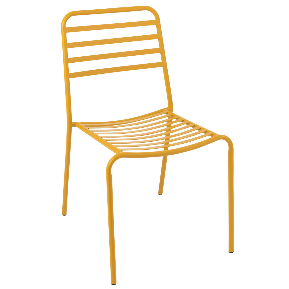 Tuinstoel Geel Metaal J-Line