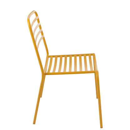 Tuinstoel Geel Metaal J-Line