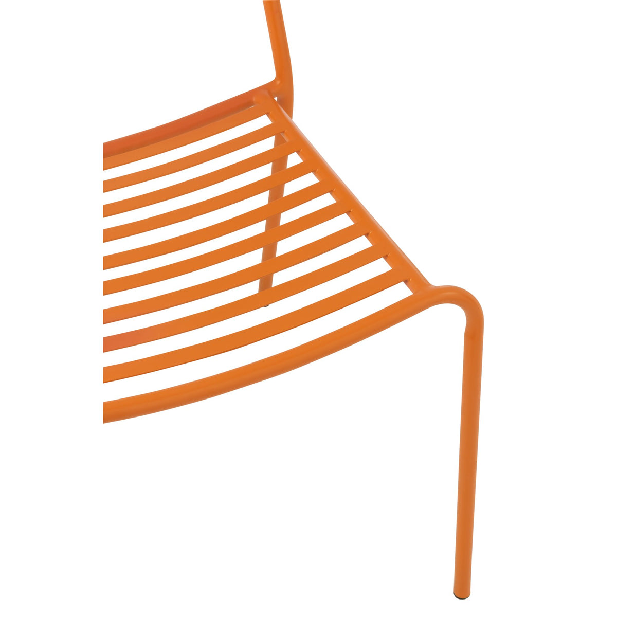 Tuinstoel Gestreept Metaal Oranje J-Line