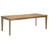 Tuintafel Amaro Outdoor 230cm van DTP Home, lange teakhouten tuintafel schuin van voren